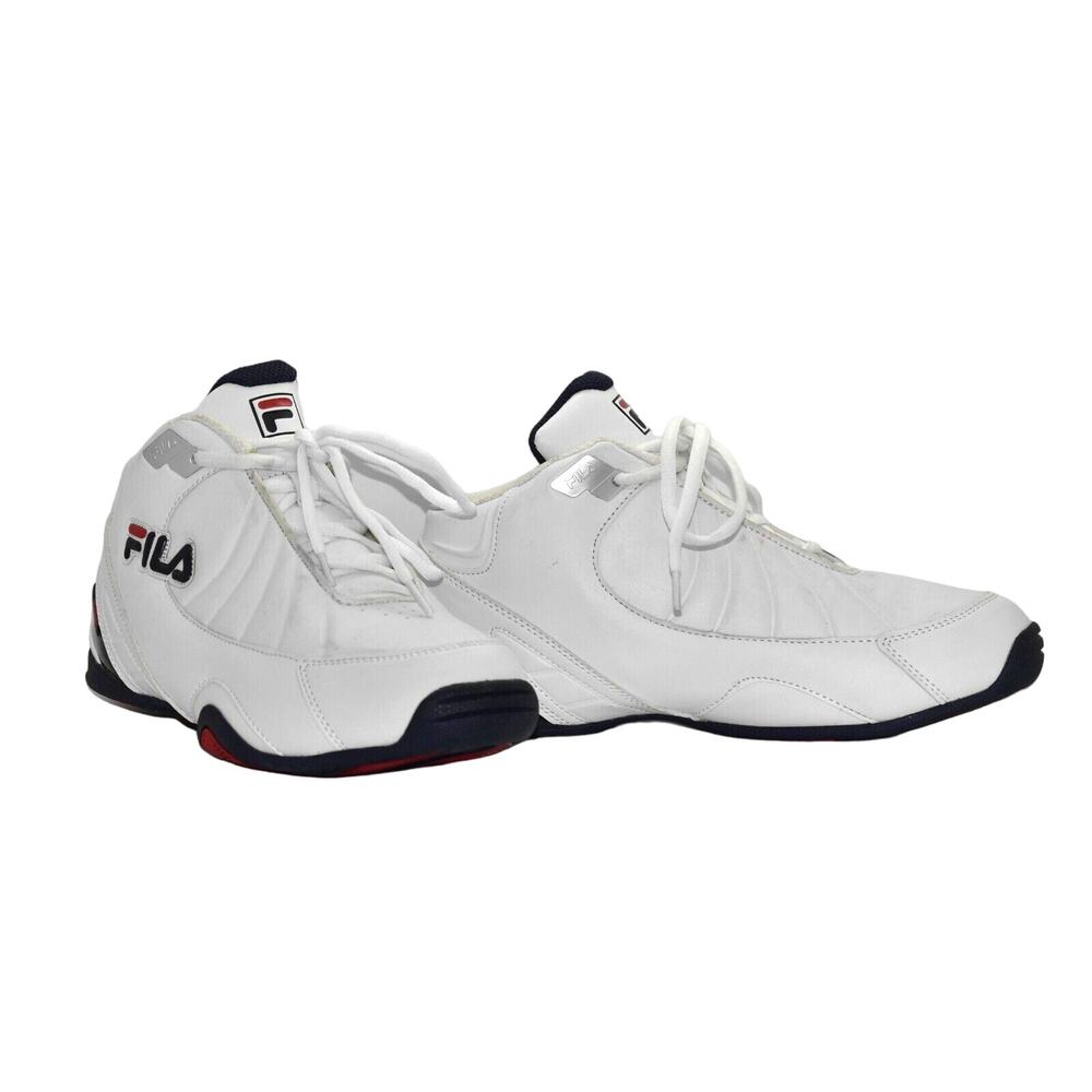 A8 NEW FILA Boys DLS Foam White Slam-Basketball Shoes 3BM00645-125 Size 6.5